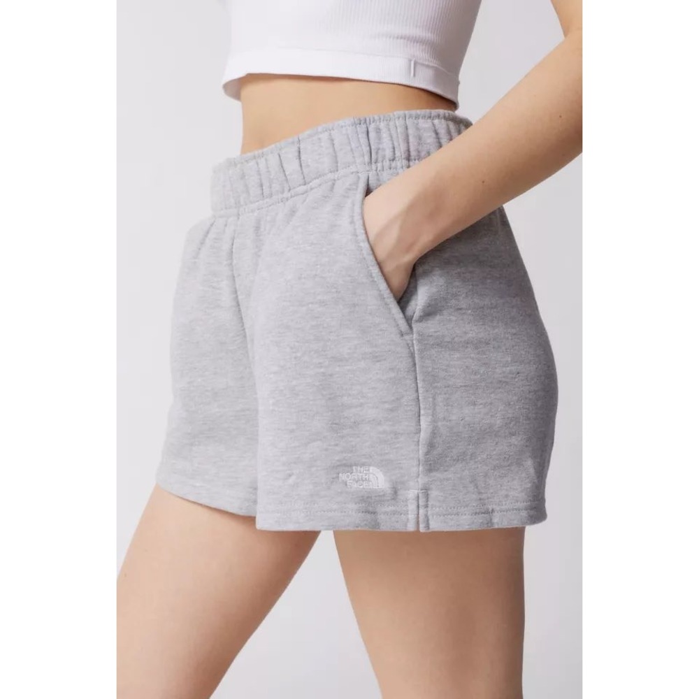 The North Face Gray Sweat Shorts S Pockets Hiking Gorpcore Lounge Minimalist Gym